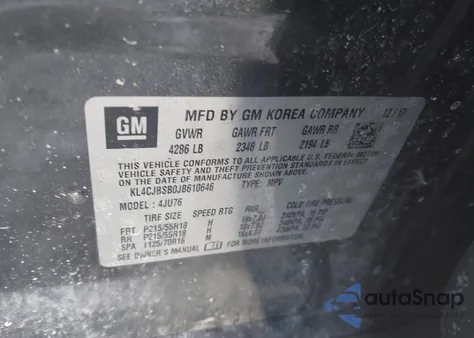 2018 Buick Encore Preferred Ii from USA, damaged, VIN KL4CJBSB0JB610646